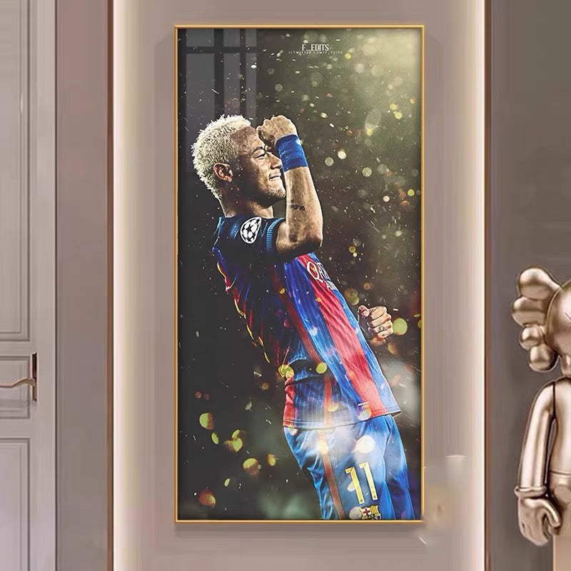 ART MURAL MESSI ET NEYMAR