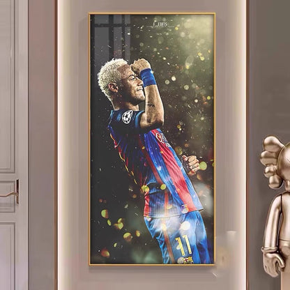 ART MURAL MESSI ET NEYMAR