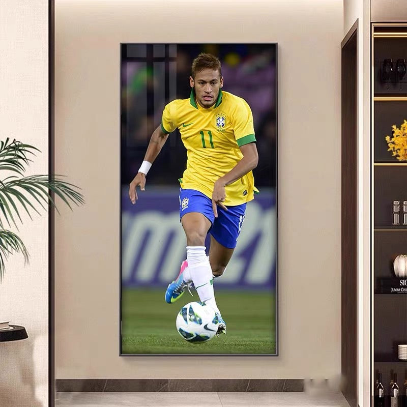 ART MURAL MESSI ET NEYMAR