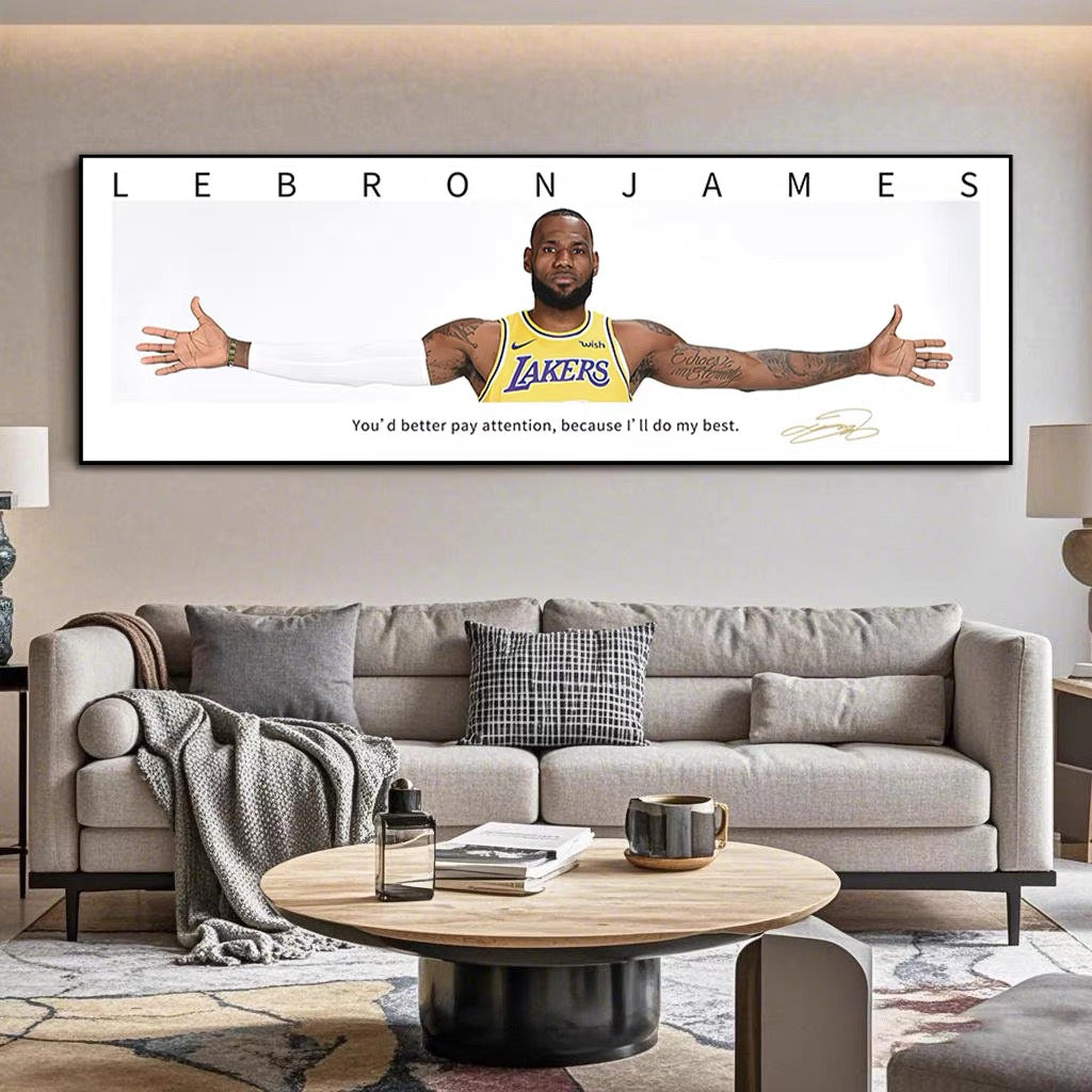 Art mural LeBron James