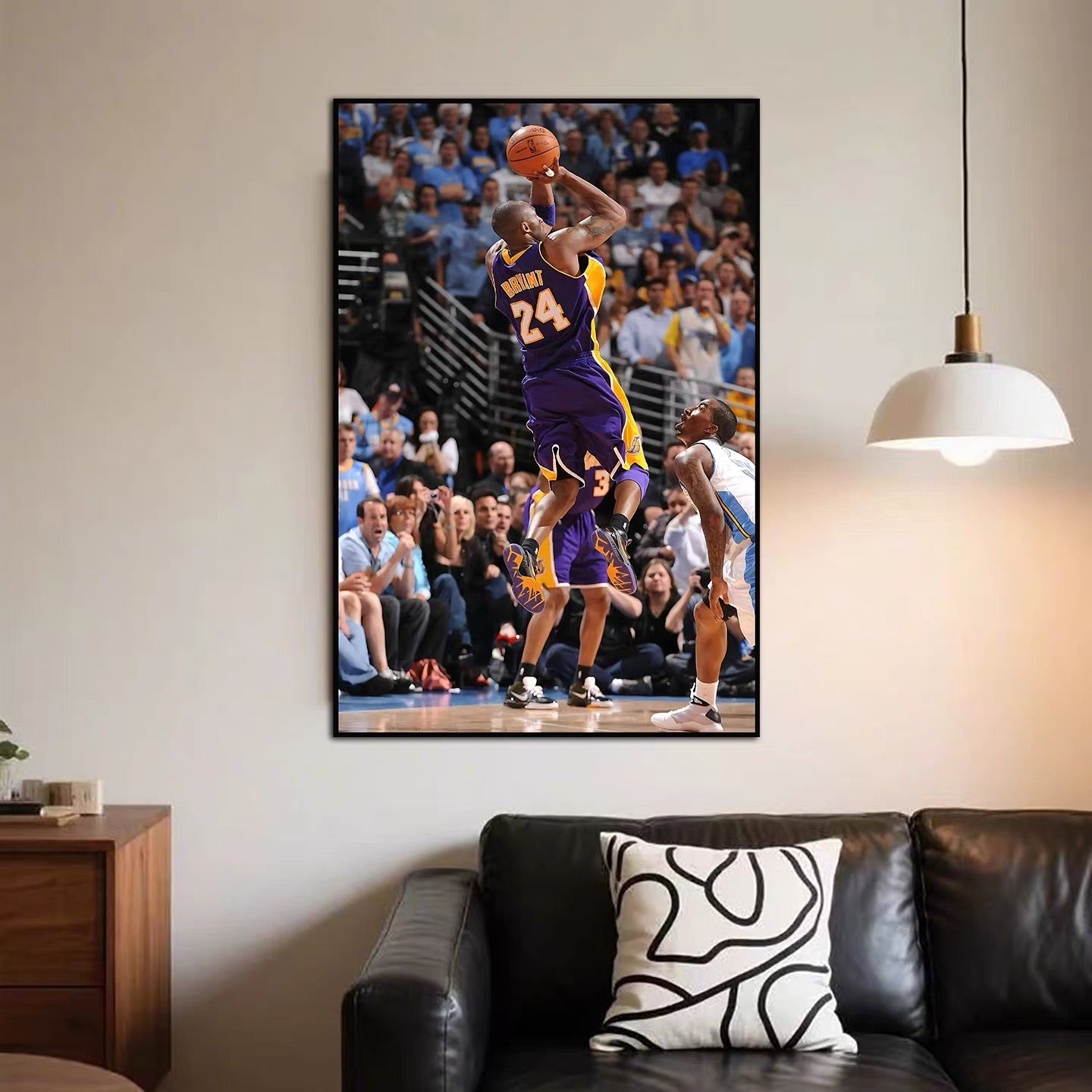Kobe Bryant - Vertical 2:3 WallArt - Crystal Porcelain Painting - Aluminum Frame