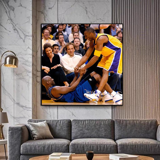 Michael Jordan🐐 Kobe🐍 - 1:1 WallArt