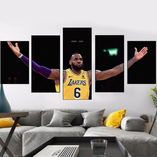 NBA Five-Panel Large Wall Art