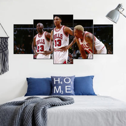 NBA Five-Panel Large Wall Art