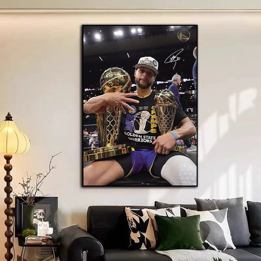 Stephen Curry Championship 🏆 Vertical 2:3 WallArt