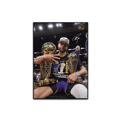 Stephen Curry Championship 🏆 Vertical 2:3 WallArt