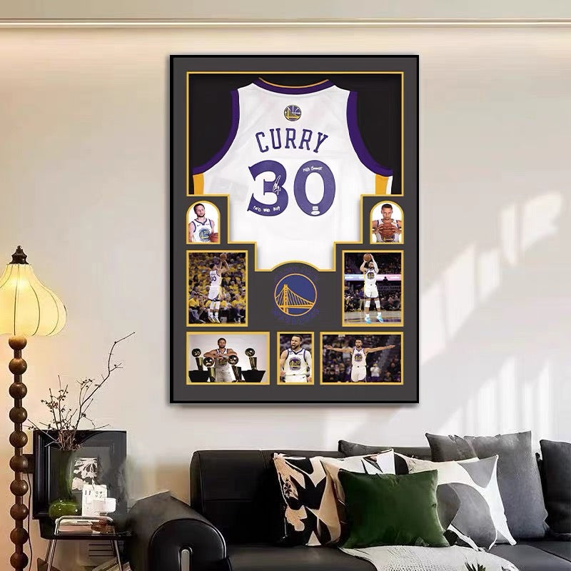 ART MURAL EN JERSEY DE STEPHEN CURRY (JERSEY GRAPHIQUE)
