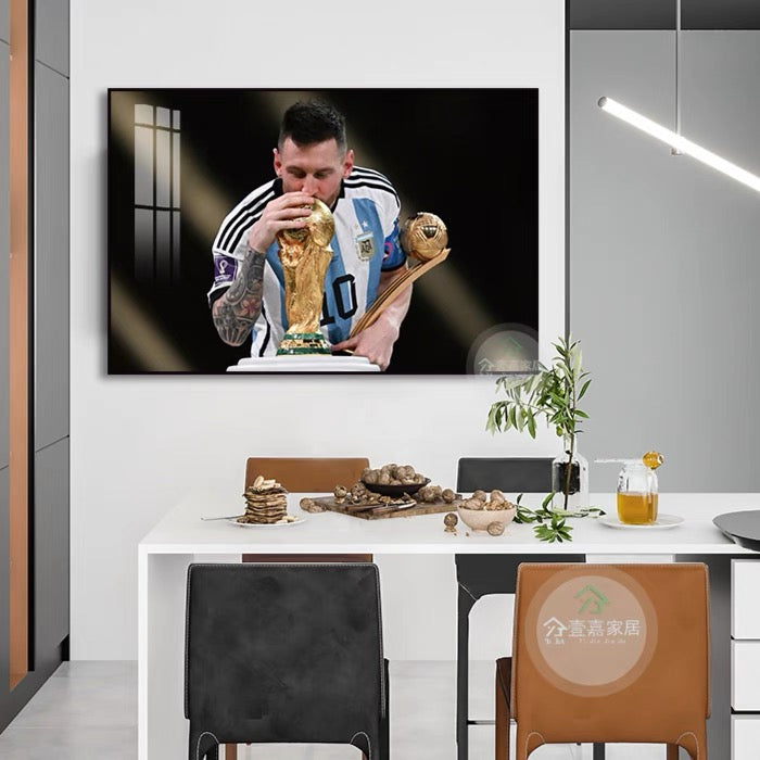 Lionel Messi Argentina 2022 World Cup - Horizontal 3:2 WallArt