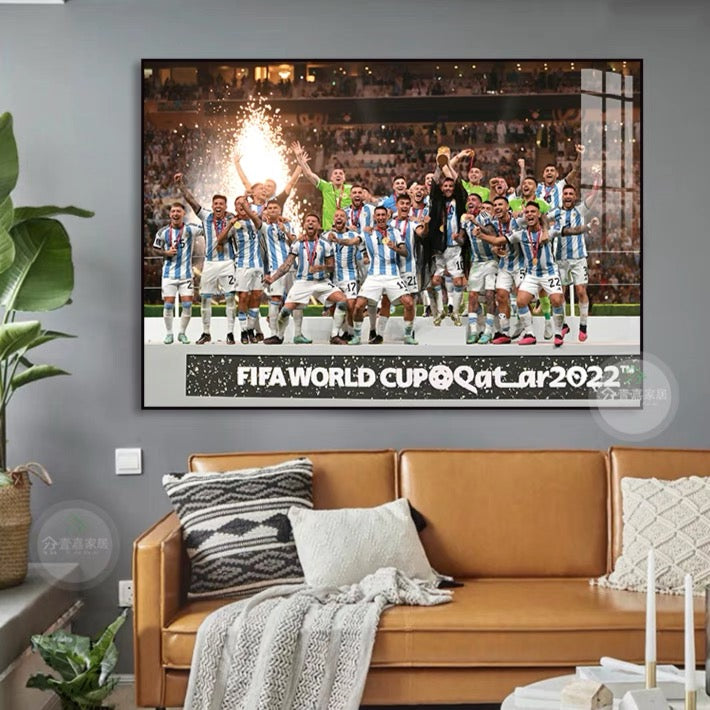 Lionel Messi Argentina 2022 World Cup - Horizontal 3:2 WallArt