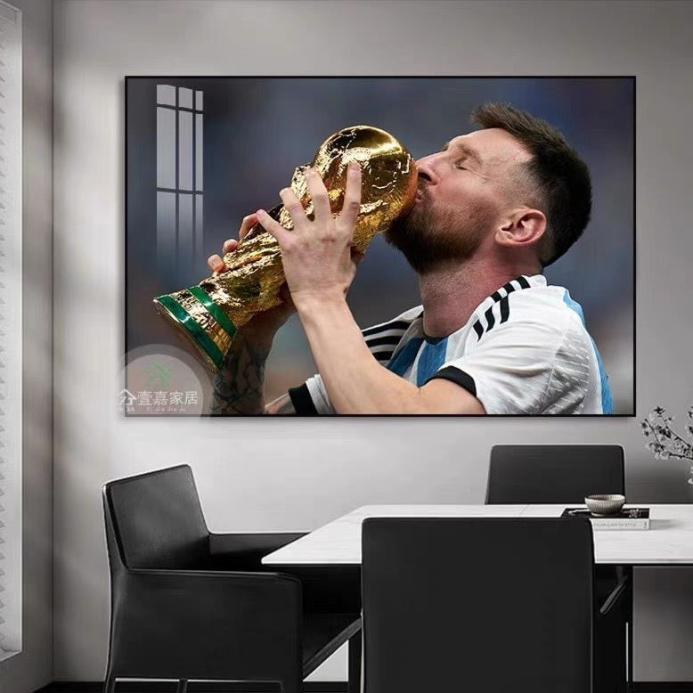 Lionel Messi Argentina 2022 World Cup - Horizontal 3:2 WallArt