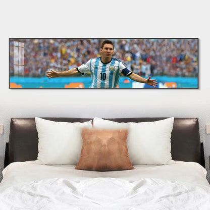 Lionel Messi Growth Story - Horizontal 3:1 Bedside WallArt