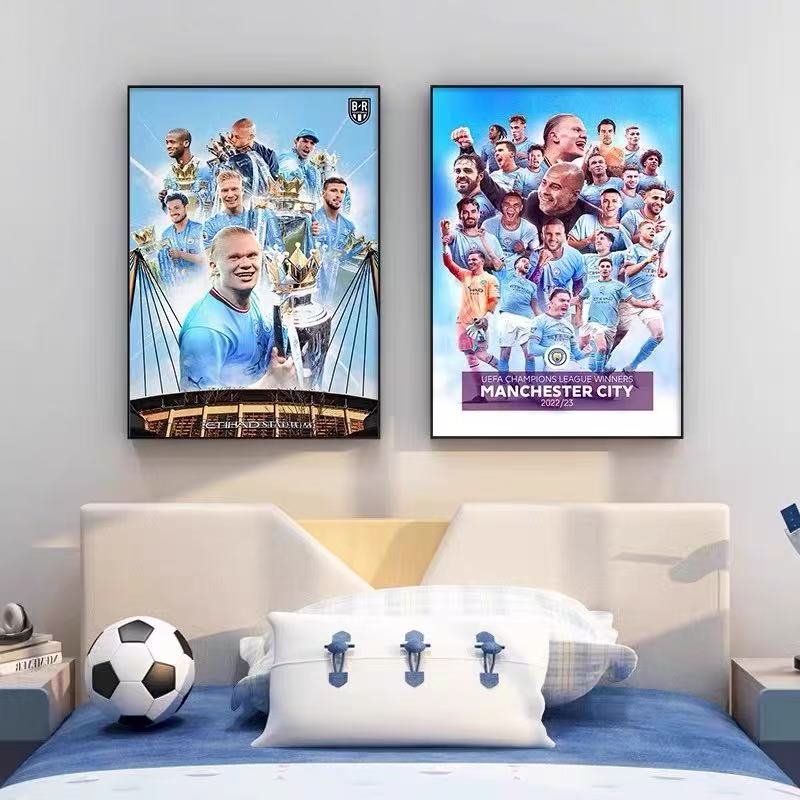Harland Manchester City - Vertical 2:3 WallArt