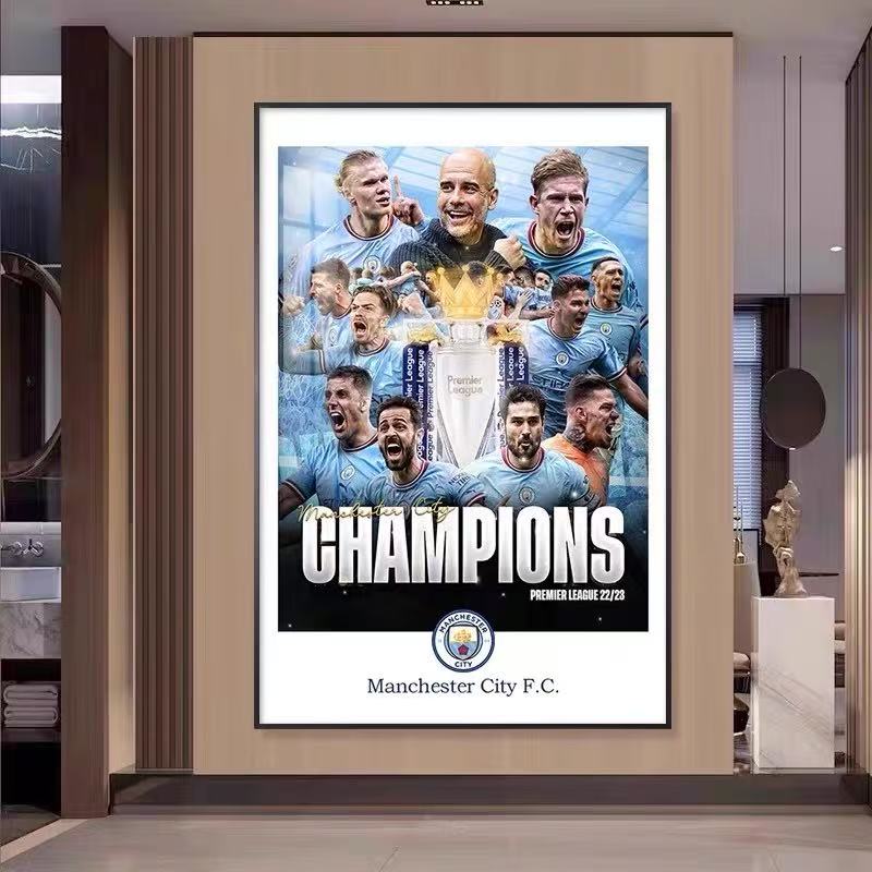 Harland Manchester City - Vertical 2:3 WallArt
