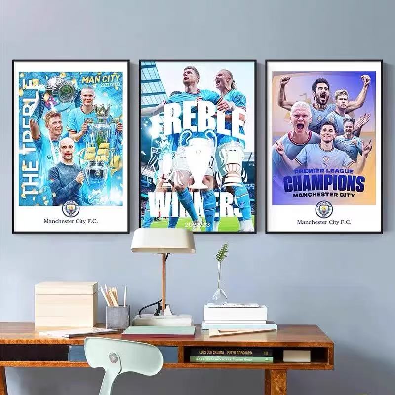 Harland Manchester City - Vertical 2:3 WallArt