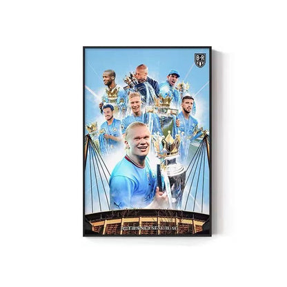 Harland Manchester City - Vertical 2:3 WallArt