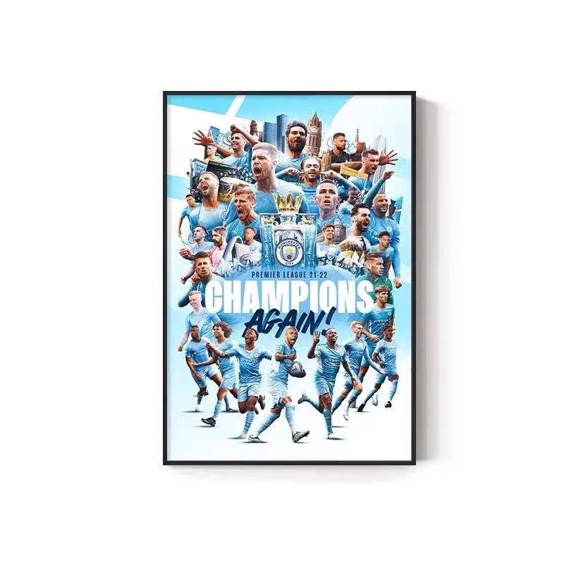 Harland Manchester City - Vertical 2:3 WallArt