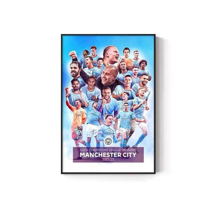 Harland Manchester City - Vertical 2:3 WallArt