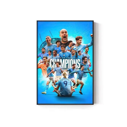 Harland Manchester City - Vertical 2:3 WallArt