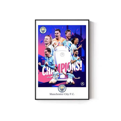 Harland Manchester City - Vertical 2:3 WallArt