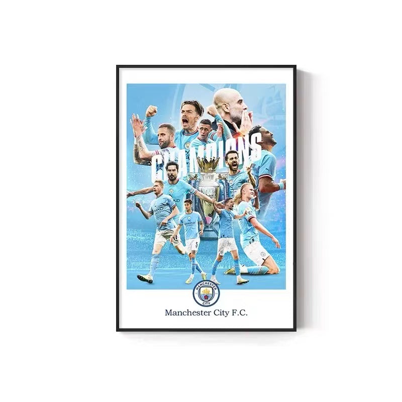 Harland Manchester City - Vertical 2:3 WallArt