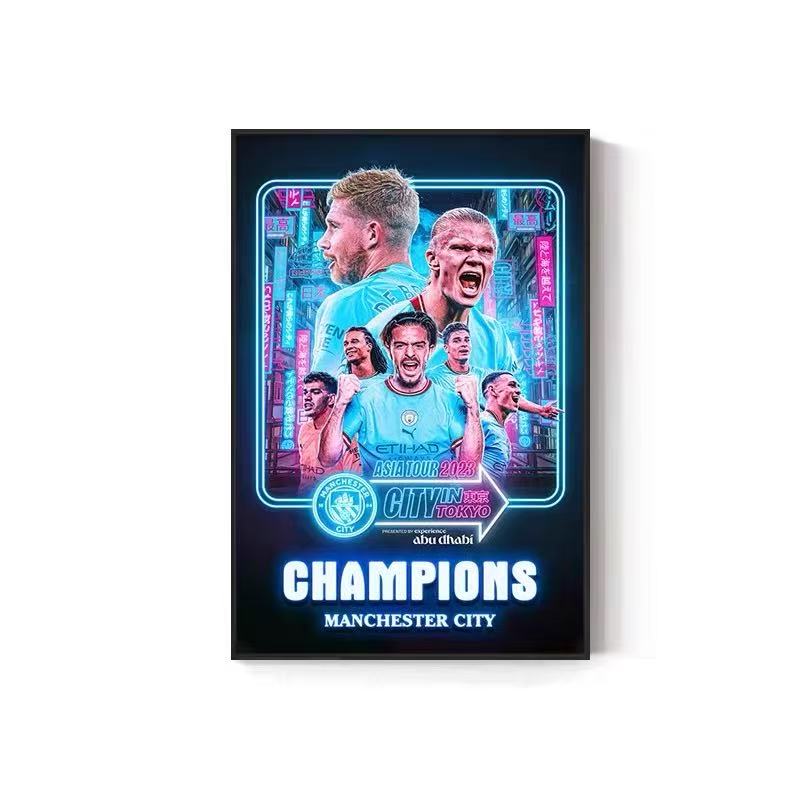 Harland Manchester City - Vertical 2:3 WallArt