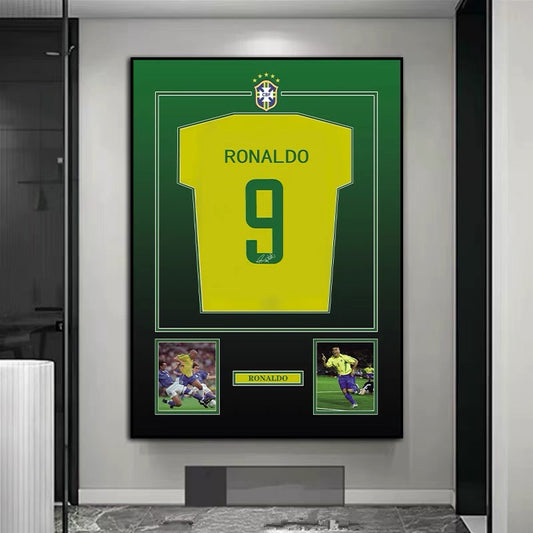 R9 Ronaldo Nazário Jersey WallArt (Graphic Jersey)