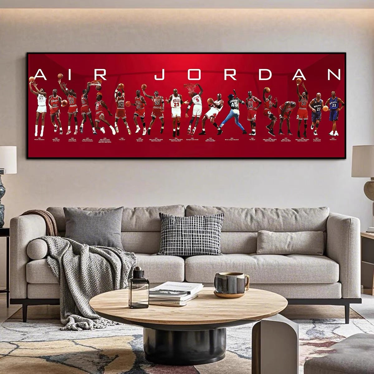 ARTE DE PARED DE MICHAEL JORDAN