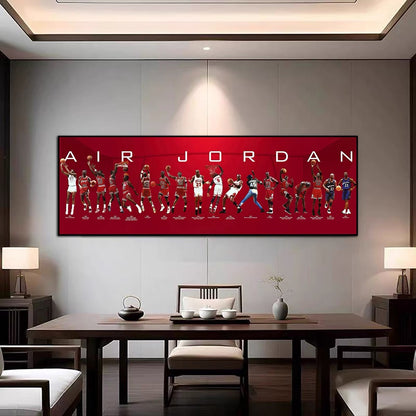 ARTE DE PARED DE MICHAEL JORDAN