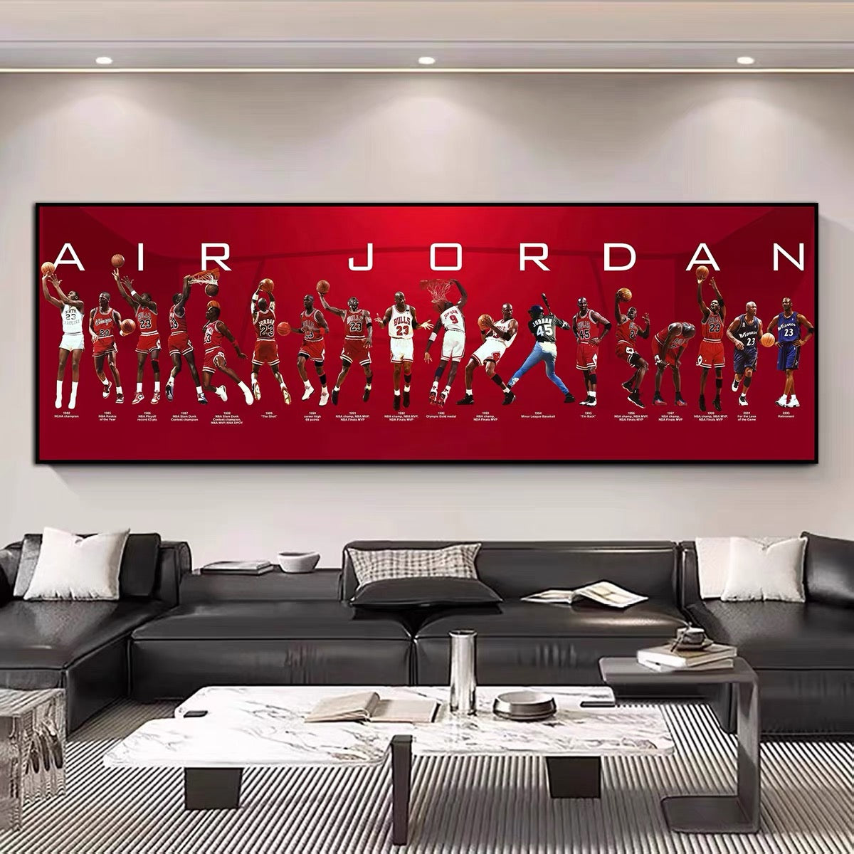 ARTE DE PARED DE MICHAEL JORDAN