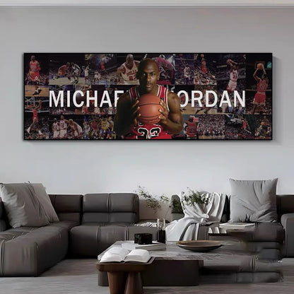 ARTE DE PARED DE MICHAEL JORDAN