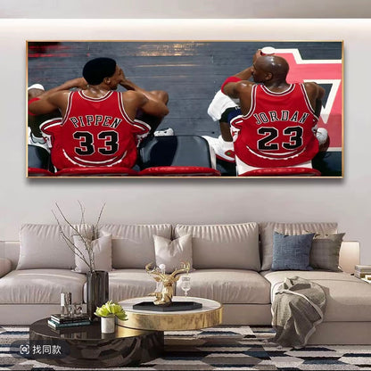 Art mural Michael Jordan