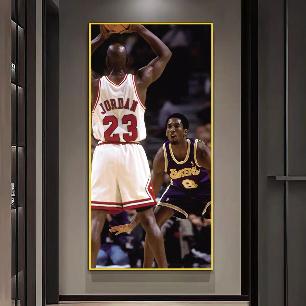 Kobe Jordan O'Vertical 1:2 WallArt
