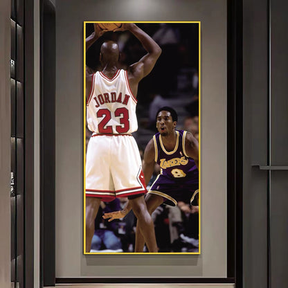 Kobe Jordan O'Vertical 1:2 WallArt