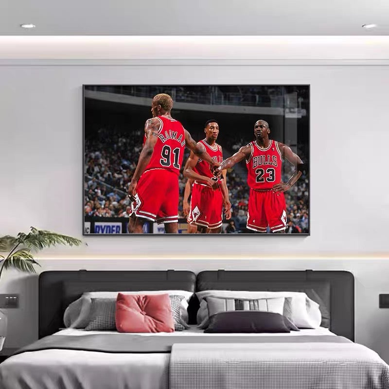 Jordan 🏀 & Kobe 🐍 | Free-Throw Line Dunk Wall Art