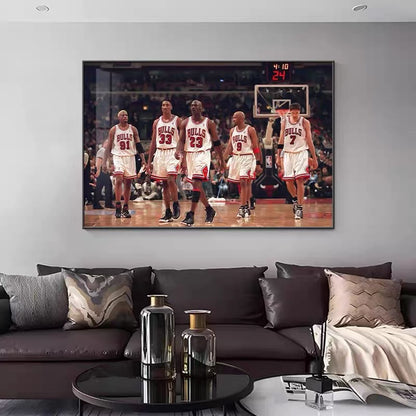 Jordan 🏀 & Kobe 🐍 | Free-Throw Line Dunk Wall Art