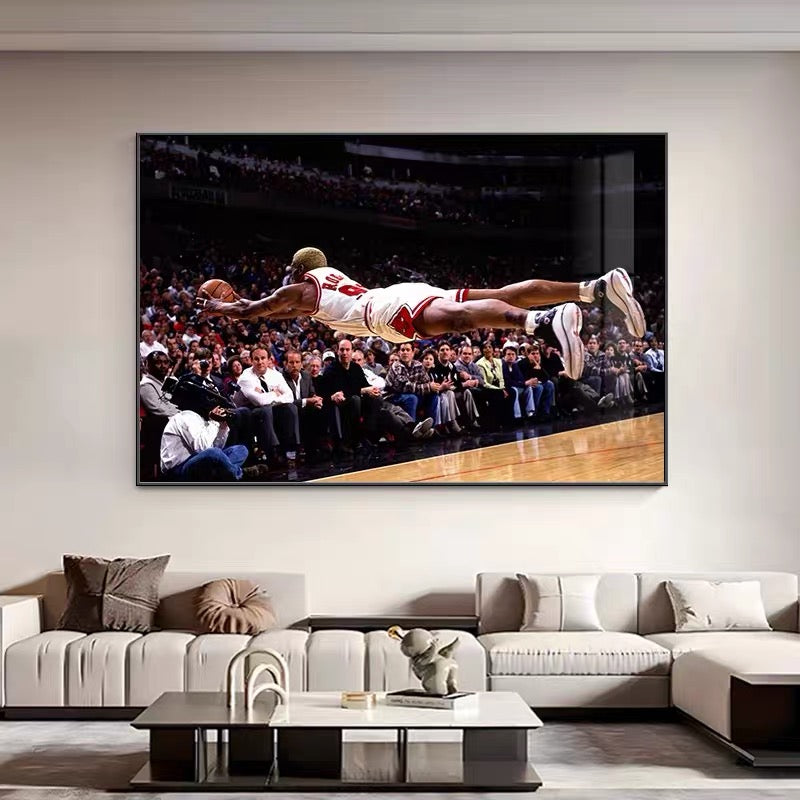 Jordan 🏀 & Kobe 🐍 | Free-Throw Line Dunk Wall Art