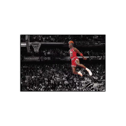 Jordan 🏀 & Kobe 🐍 | Free-Throw Line Dunk Wall Art