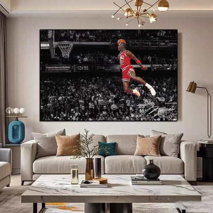 Jordan 🏀 & Kobe 🐍 | Free-Throw Line Dunk Wall Art