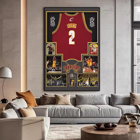 Kyrie Irving's Jersey WallArt (Graphic Jersey)