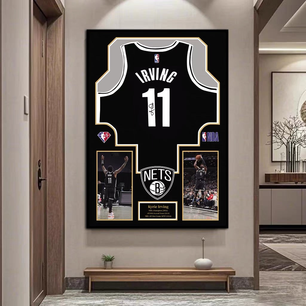 Kyrie Irving's Jersey WallArt (Graphic Jersey)