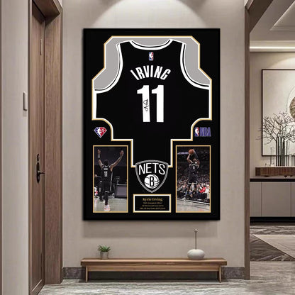 Kyrie Irving's Jersey WallArt (Graphic Jersey)