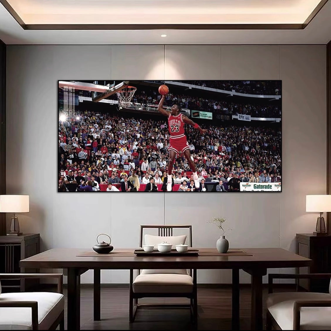 Art mural en jersey de Michael Jordan (maillot graphique)
