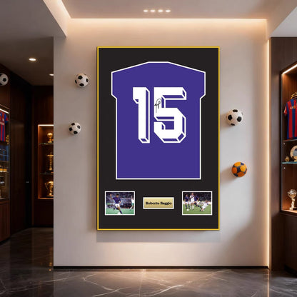 Football Legends Wall Art – Roberto Baggio Soccer Star