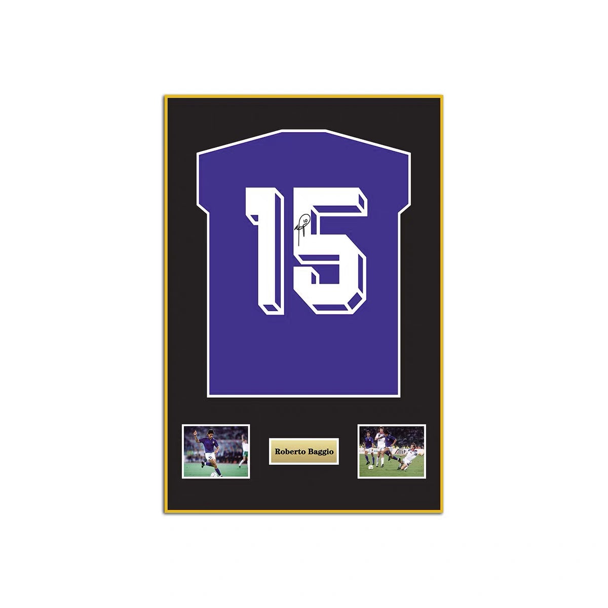Football Legends Wall Art – Roberto Baggio Soccer Star