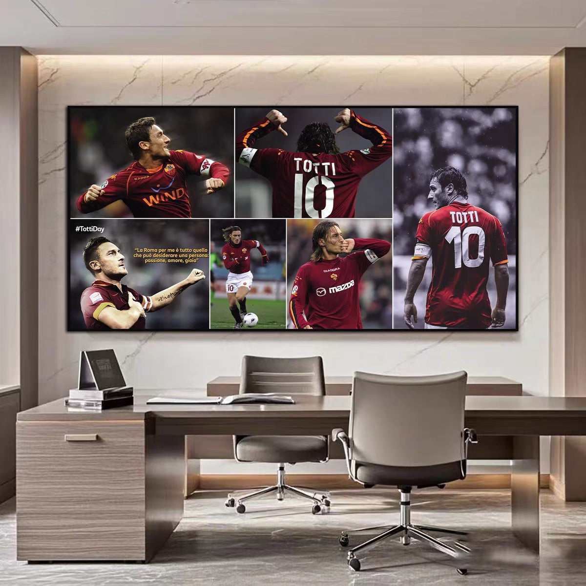 Francesco Totti Horizontal 2:1 WallArt
