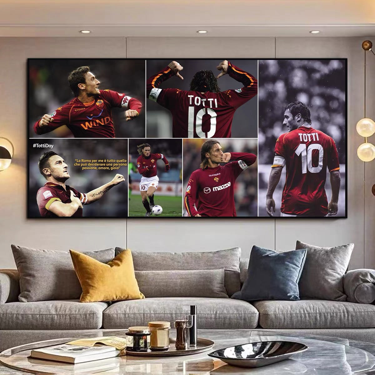Francesco Totti Horizontal 2:1 WallArt