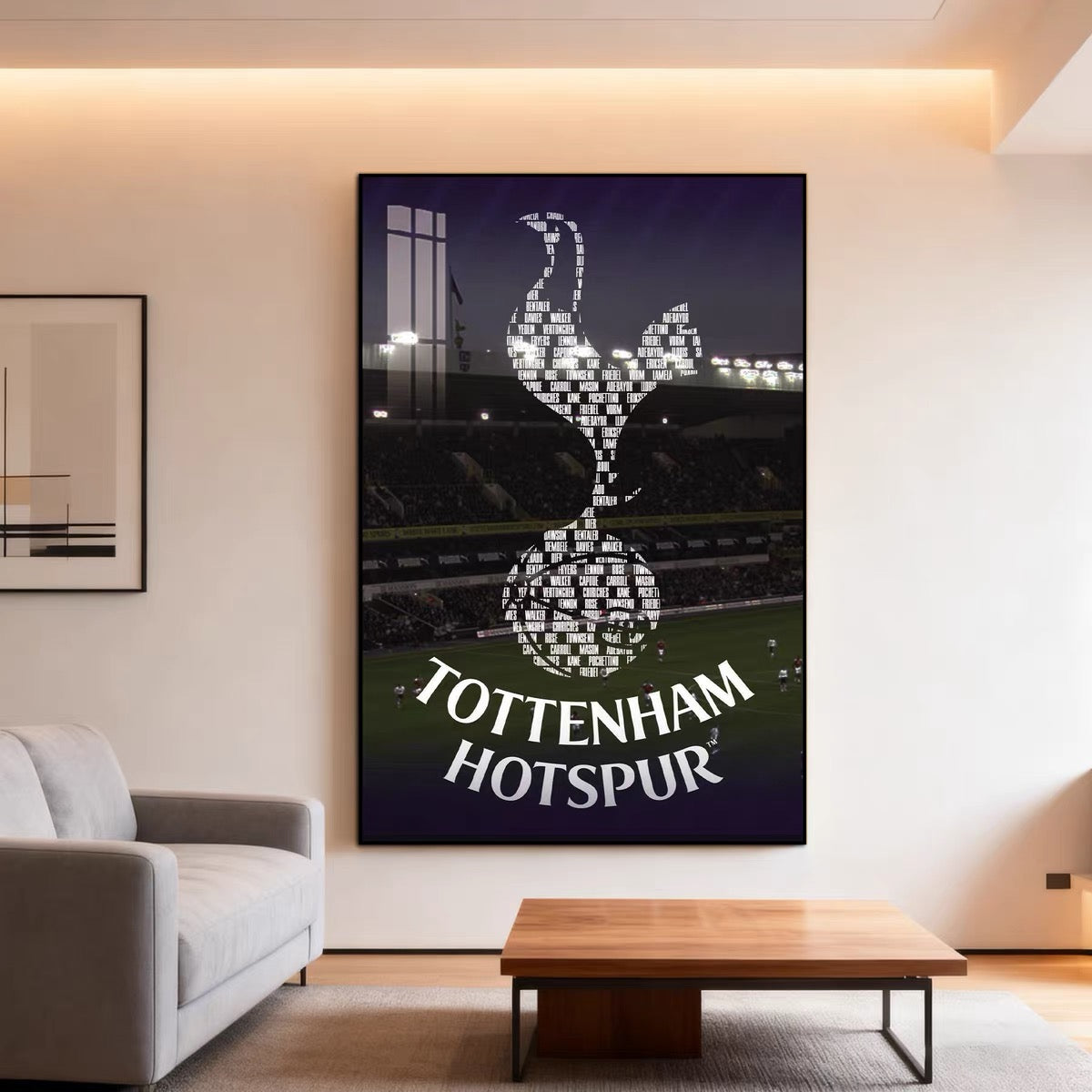 Football Club Crest Wall Art — Manchester United, AC Milan, FC Barcelona, Real Madrid