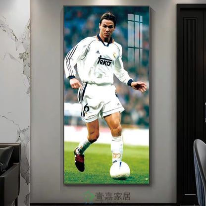 Fernando Redondo — Real Madrid Legend | Argentine Football Wall Art Poster