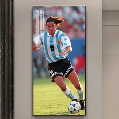 Fernando Redondo — Real Madrid Legend | Argentine Football Wall Art Poster
