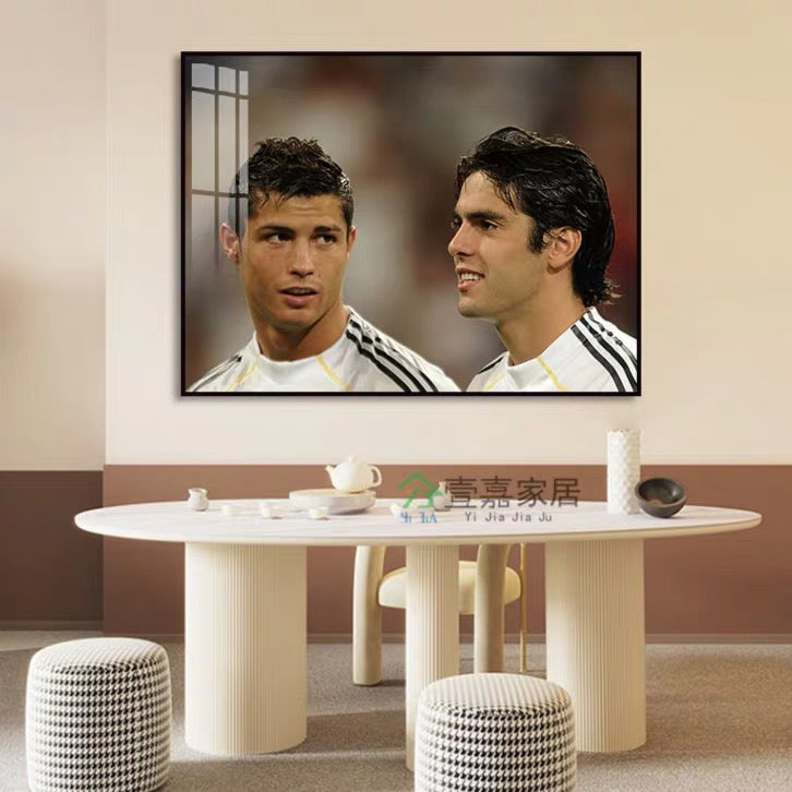 Kaká AC Milan Celebration Poster – Iconic Rossoneri Football Wall Art